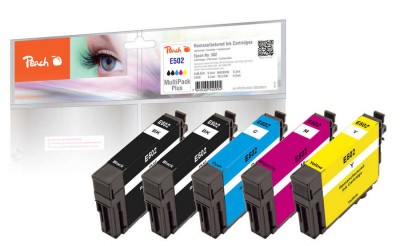 Genuine Epson 502, 502 XL Multipack Ink Cartridges - C13T02V64010